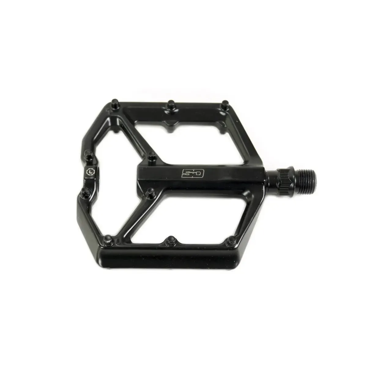 SD Flatpedal Aluminium CNC  machined Black